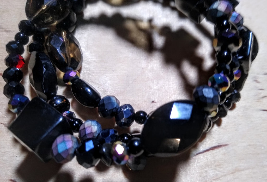 Black Tourmaline 10mm Bead Bracelet | Anima Mundi Crystals